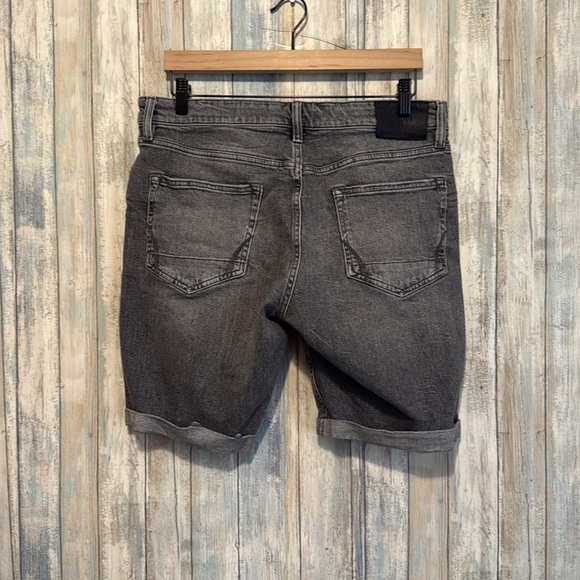 Allsaints| Men's washed Black Denim Shorts | Size 32 - Picture 9 of 10